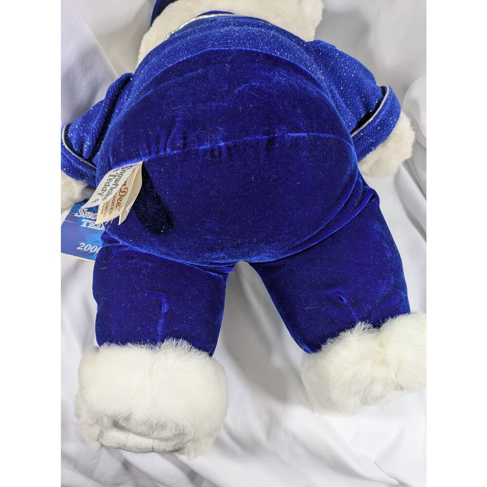 Dan Dee Snowflake Christmas Holiday Teddy Bear Stuffed Plush 20" 2006 with Tag‎ - Picture 6 of 10